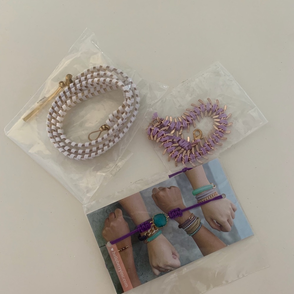 Set Of 3 Fun Bracelets As Shown Brand New